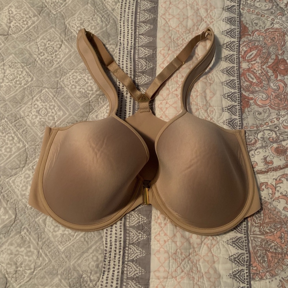 ThirdLove 36E racerback full-coverage beige bra
